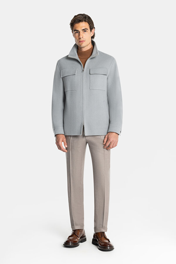 LIGHT BLUE CASHMERE COAT 7