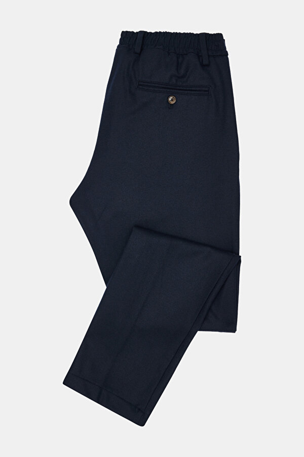 BELİ LASTİKLİ VE İPLİ YÜN JARSE PANTOLON 7