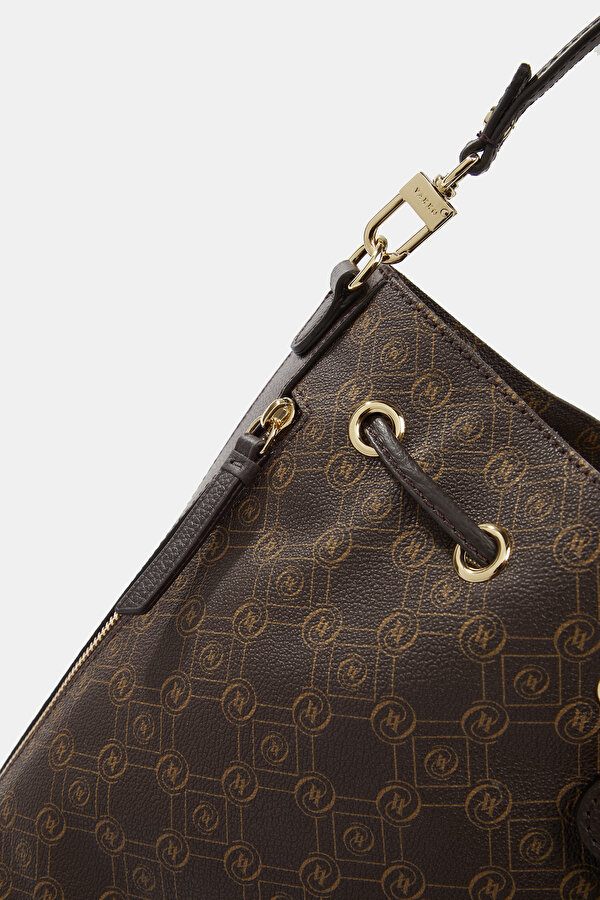 BEIGE MONOGRAM BAG 6