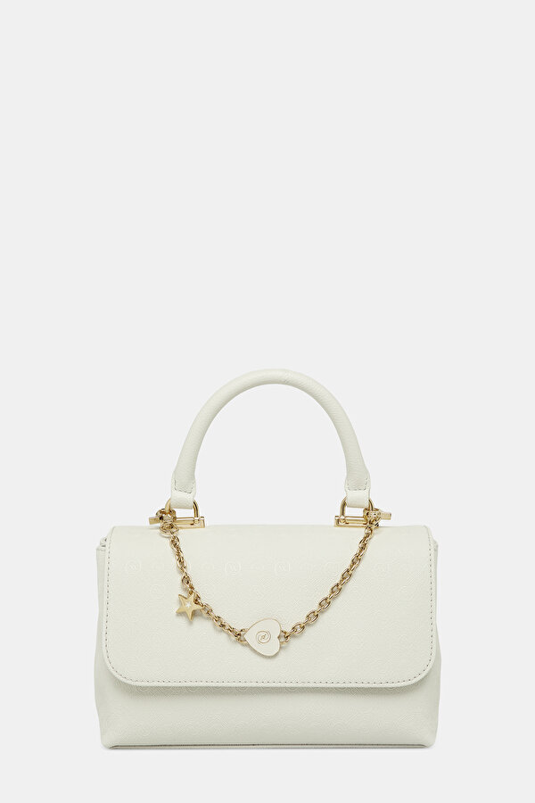 CREAM MONOGRAM BAG 2