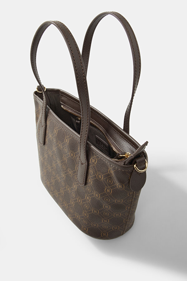 BEIGE MONOGRAM BAG 7