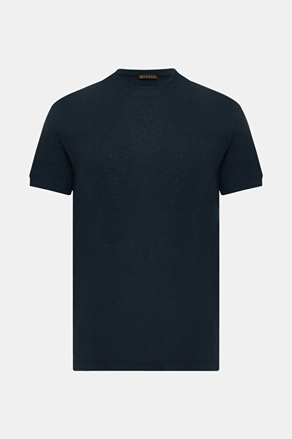O YAKALI KISA KOL KETEN T-SHIRT