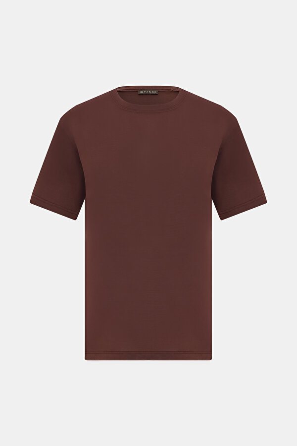 BRICK BASIC / ROUND NECKLINE SHORT SLEEVE TSHIRT