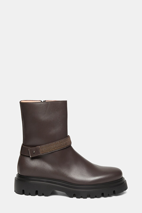 BROWN LEATHER BOOT