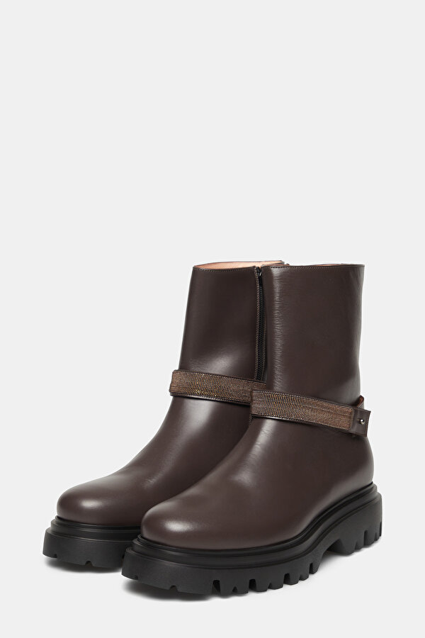 BROWN LEATHER BOOT 2