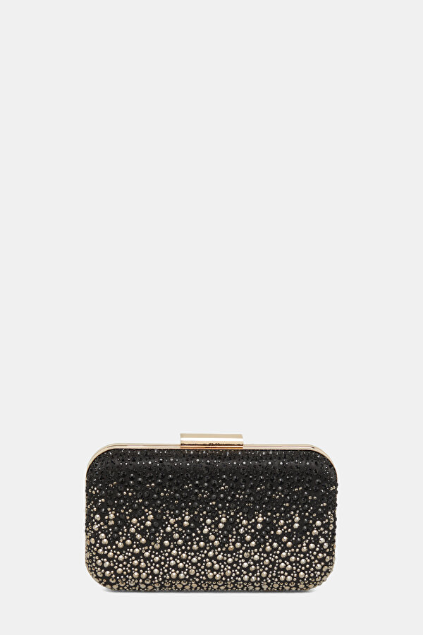 BLACK TEXTURED BAG