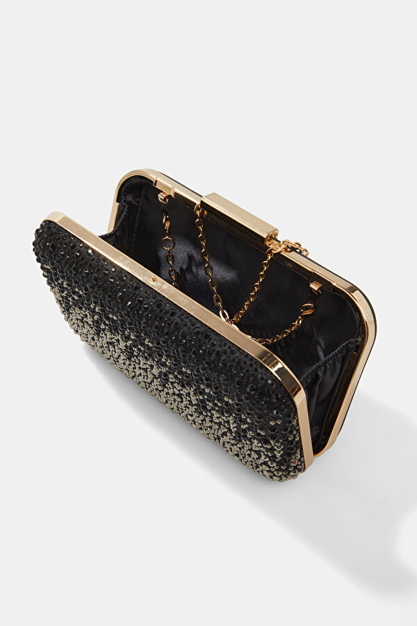 BLACK TEXTURED BAG 7