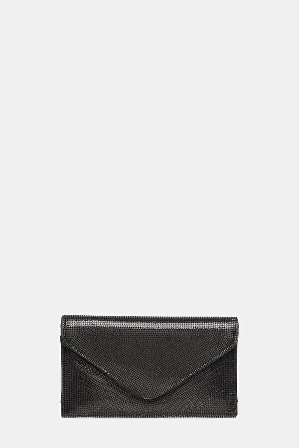 BLACK TEXTURED BAG