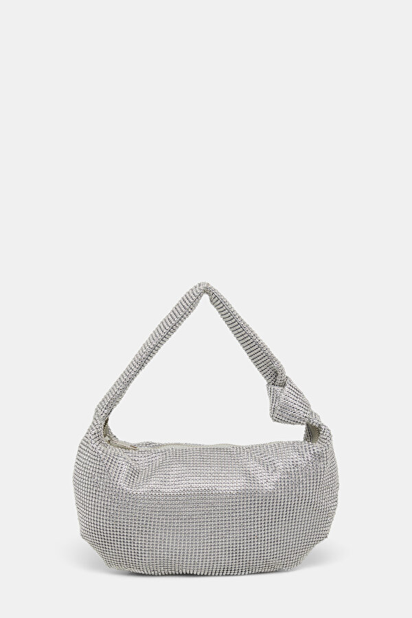 SILVER TEXTURED BAG