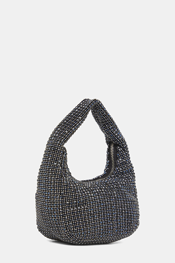 NAVY BLUE TEXTURED BAG 2