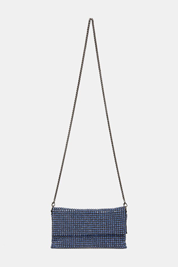 NAVY BLUE TEXTURED BAG 2
