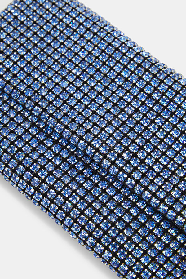 NAVY BLUE TEXTURED BAG 6