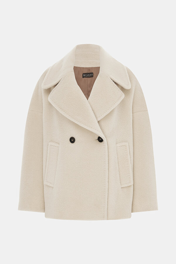 BEIGE REEFER JACKET 7