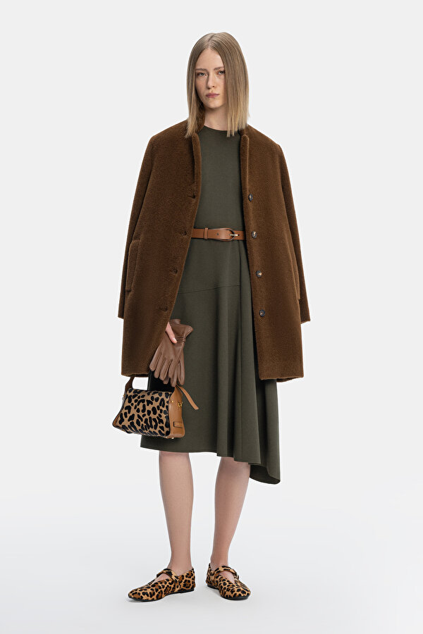 BROWN REEFER JACKET