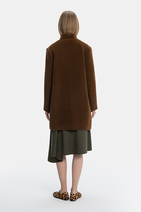 BROWN REEFER JACKET 12