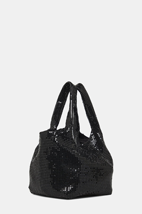 BLACK TEXTURED BAG 2
