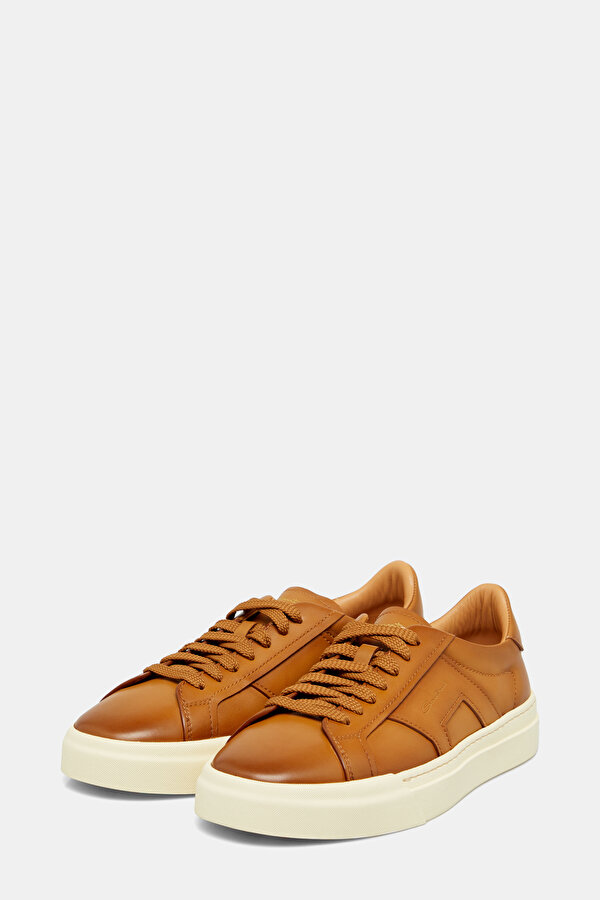 DARK BEIGE LEATHER SHOES 2