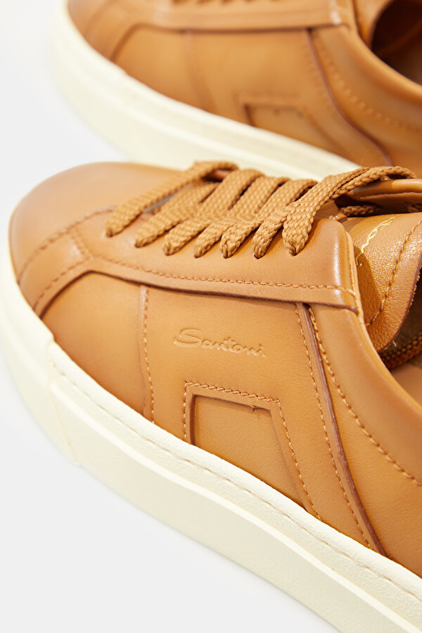 DARK BEIGE LEATHER SHOES 6