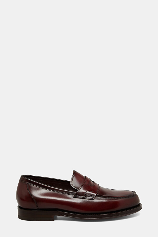 MAROON LEATHER SHOES