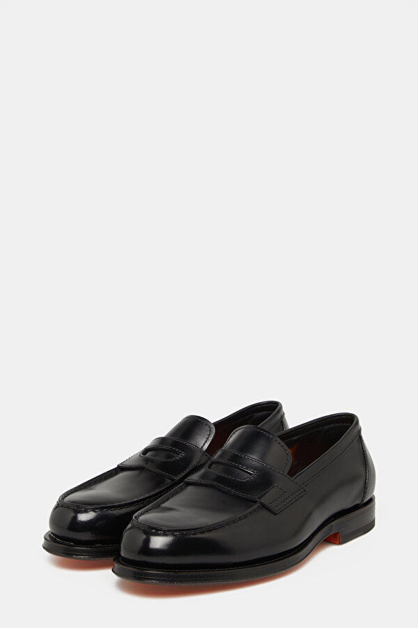 BLACK LEATHER SHOES 2