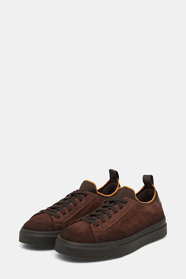 DARK BROWN LEATHER SHOES 2