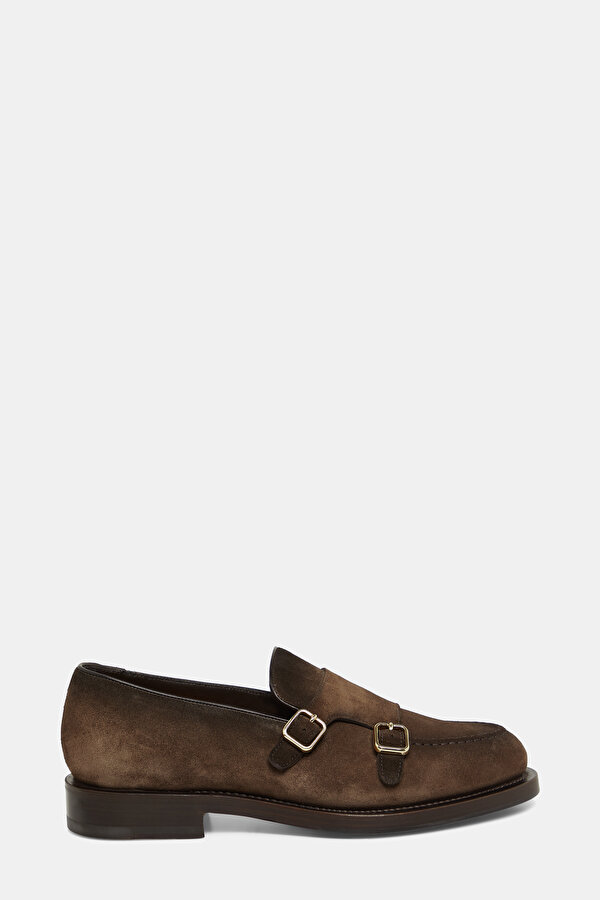 ÇİFT TOKALI SÜET DERİ LOAFER