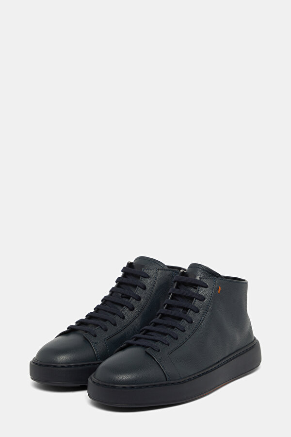 DARK NAVY BLUE LEATHER BOOT 2