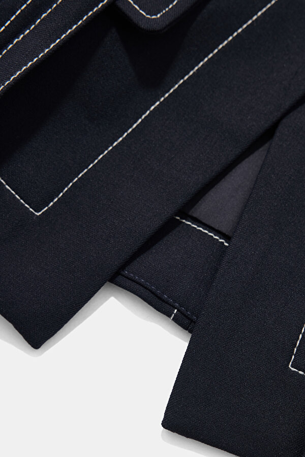 DARK NAVY BLUE BLOUSE 6