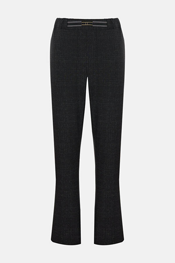 ECRU DESIGN FILLED SKINNY LEG TROUSERS 6