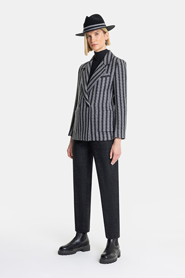 ECRU DESIGN FILLED SKINNY LEG TROUSERS