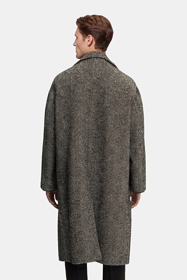 GREY HERRINGBONE ALPACA WOOL TOPCOAT 2