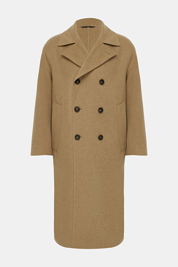 CAMEL WOOL/CASHMERE TOPCOAT 6