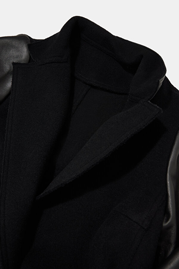 BLACK REEFER JACKET 11