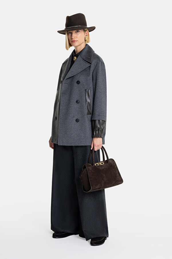 ANTHRACITE REEFER JACKET