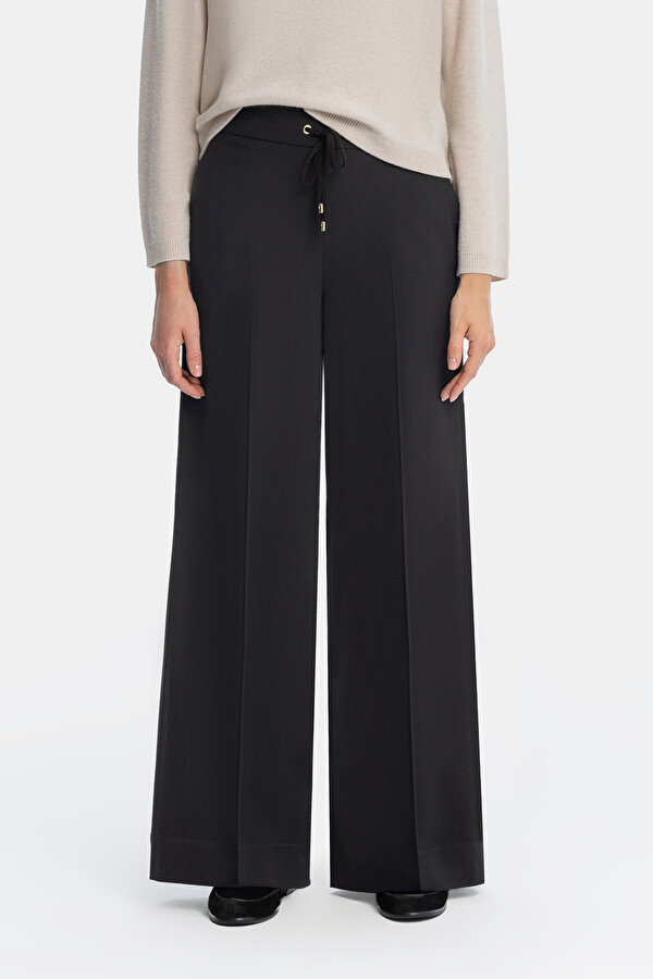BROWN WIDE LEG TROUSERS 2