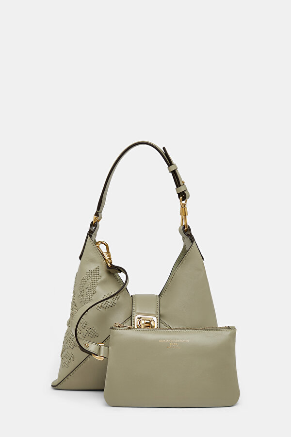 AÇIK YEŞİL DERİ ÇANTA 2