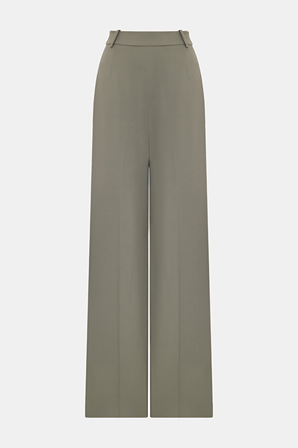 LIGHT GREEN WIDE LEG TROUSERS 2