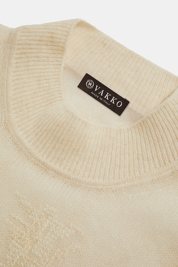ECRU BASIC / ROUND NECKLINE TRICOT 7