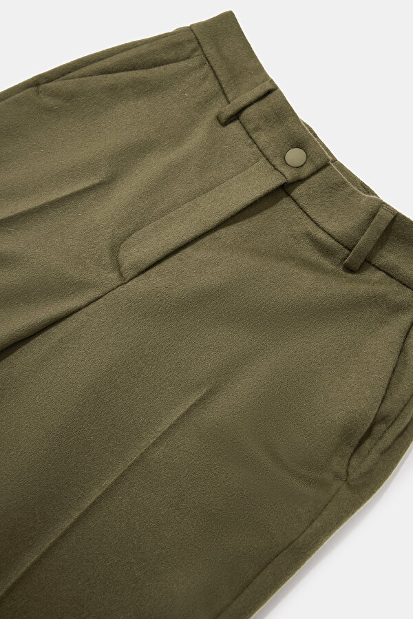 GREEN WIDE LEG TROUSERS 6