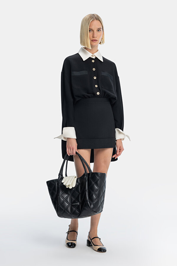 BLACK LONG SLEEVE DRESS