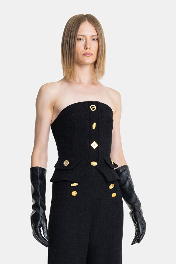DORE STRAPLESS SLEEVELESS BLOUSE