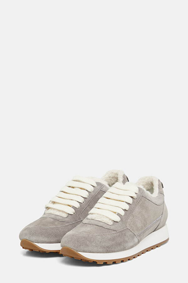 GREY SUEDE SNEAKER 2