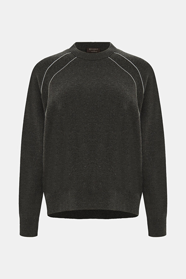 BROWN BASIC / ROUND NECKLINE TRICOT 6