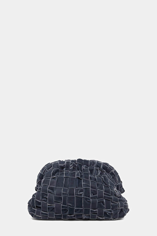 GREY VELVET BAG