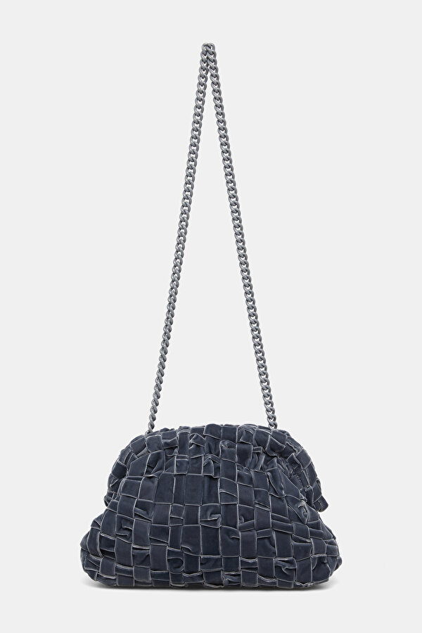 GREY VELVET BAG 2