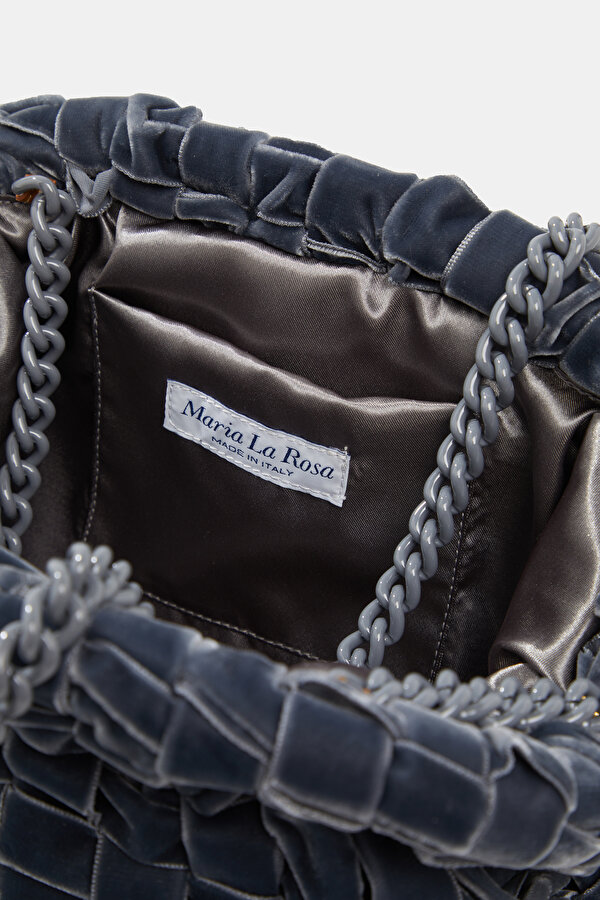 GREY VELVET BAG 6