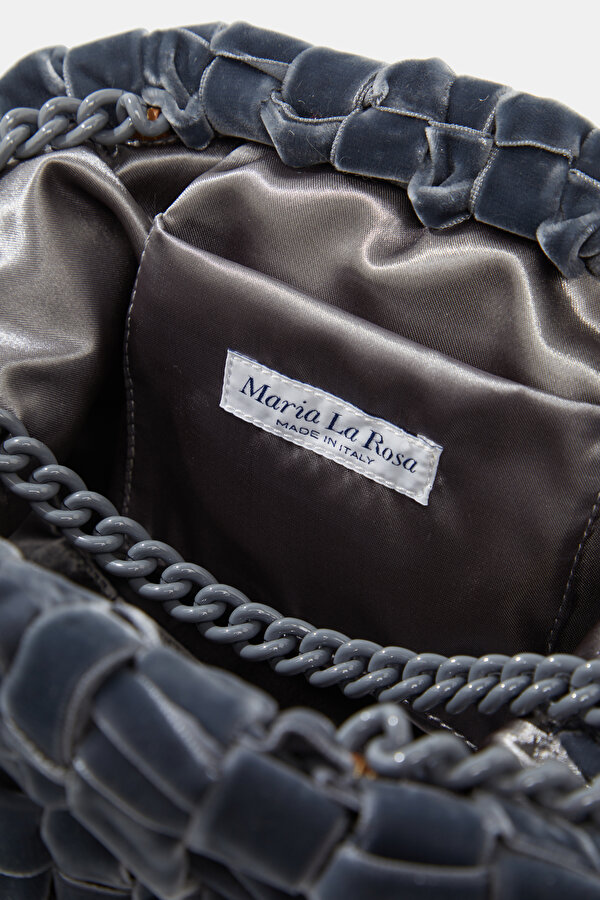 GREY VELVET BAG 7