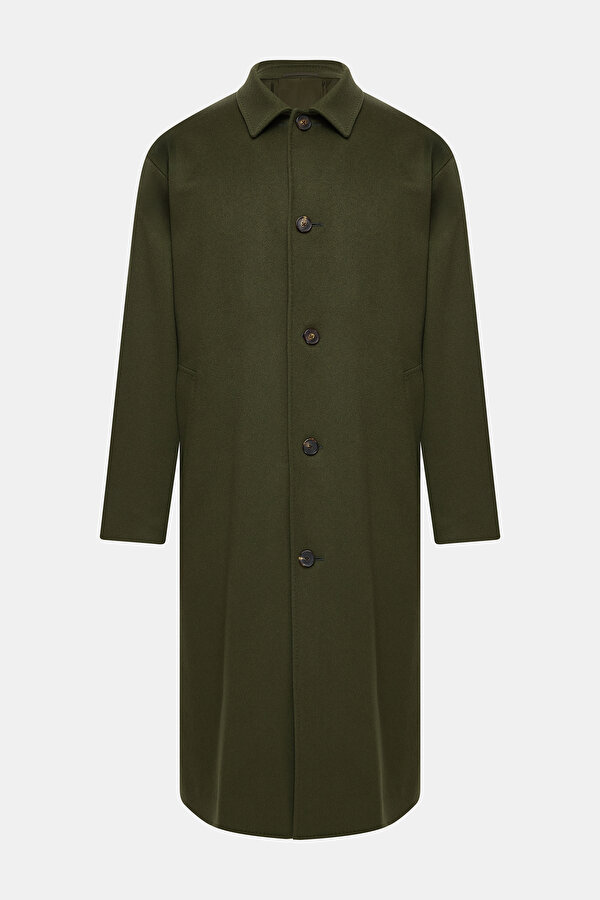 DARK GREEN CASHMERE TOPCOAT 6
