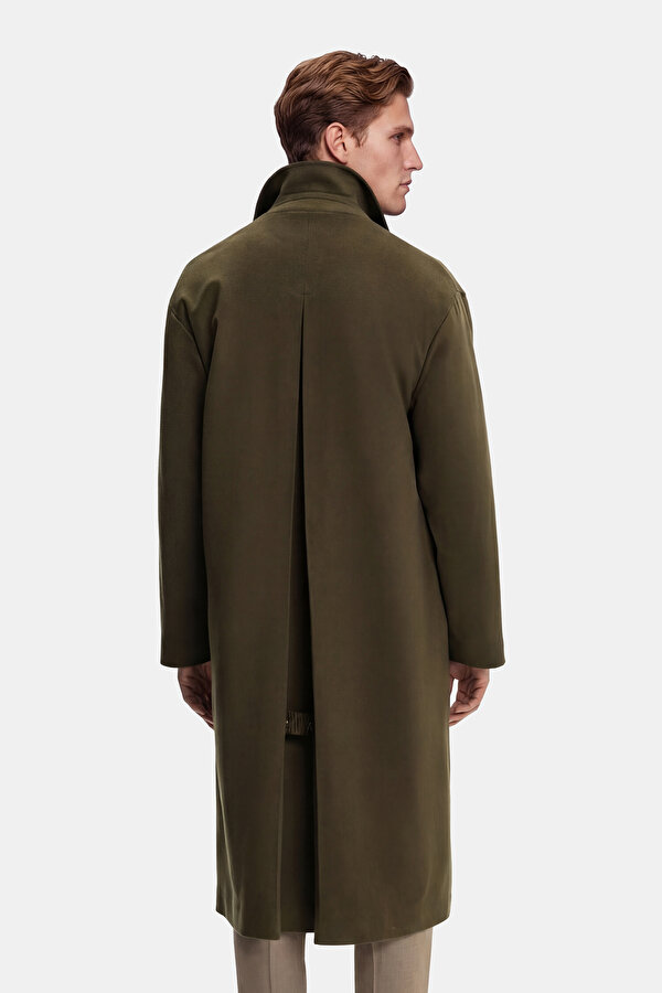DARK GREEN CASHMERE TOPCOAT 2