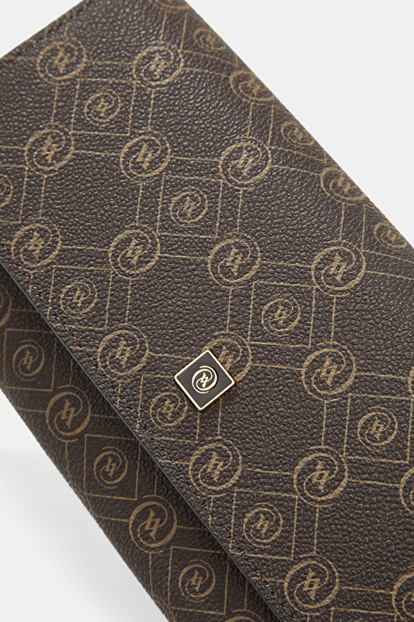 BEIGE MONOGRAM WALLET 6